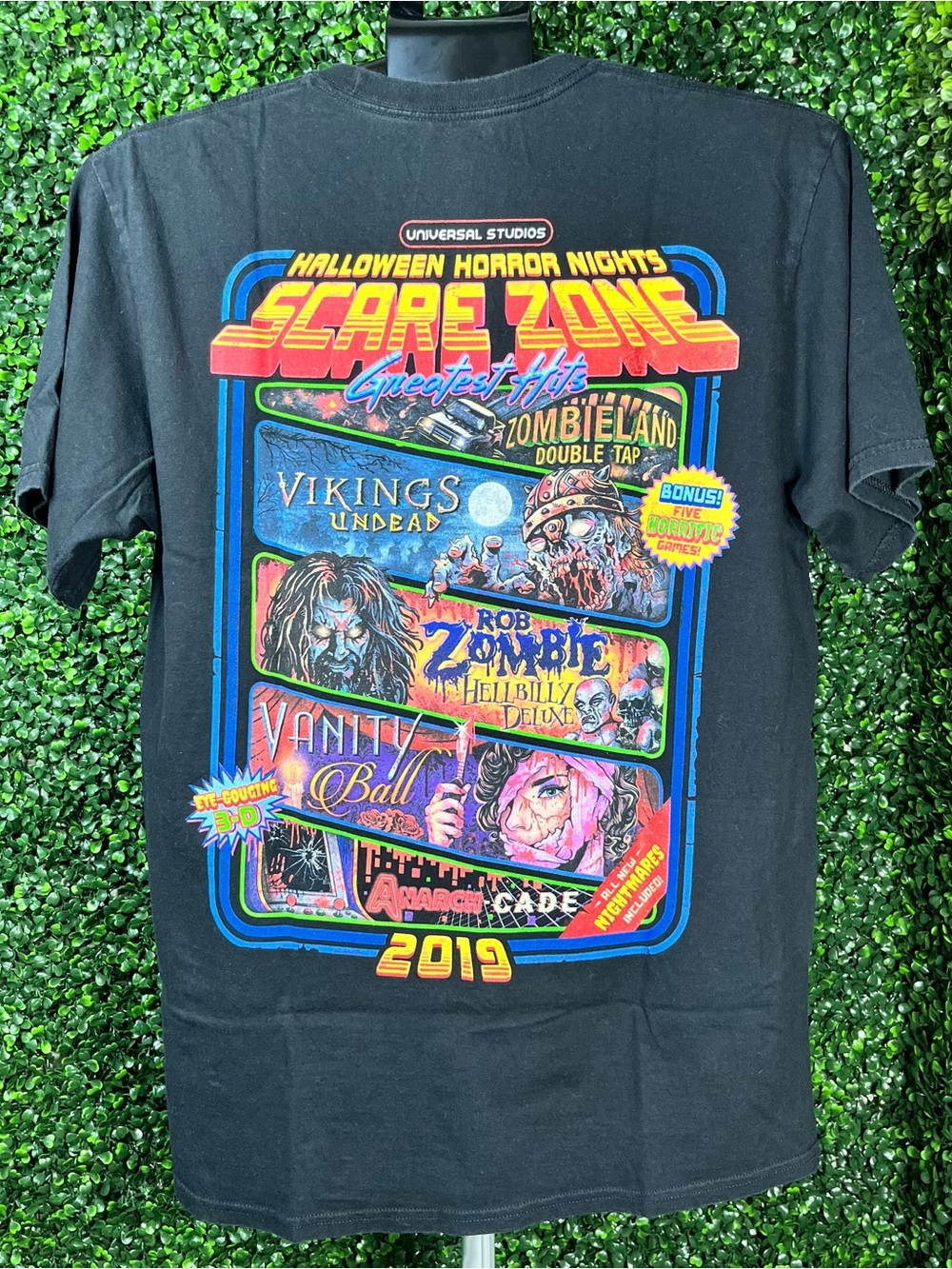2019 HALLOWEEN HORROR NIGHTS SCARE ZONES TEE
